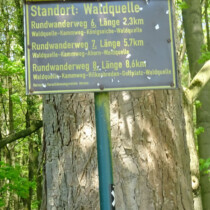 Wanderwege an der Walquelle Wanderwege an der Walquelle