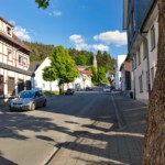Blick zur Emmauskirche Marsberg - Blick zur Emmauskirche